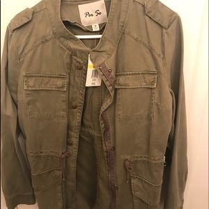Per Se Military Olive Jacket